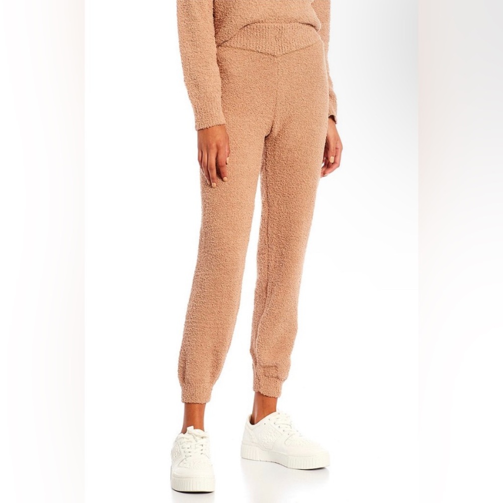 NWT Copper Key Coordinating Cozy Teddy Pull-On Straight Leg Pants